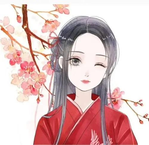 读者头像，深蓝深海波浪叶片标识